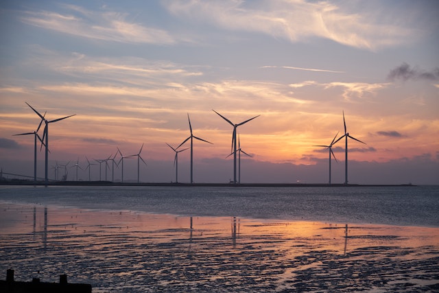 Wind turbine landscape